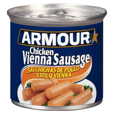 Armour Star Chicken Vienna Sausage, Canned Sausage, 4.6 oz