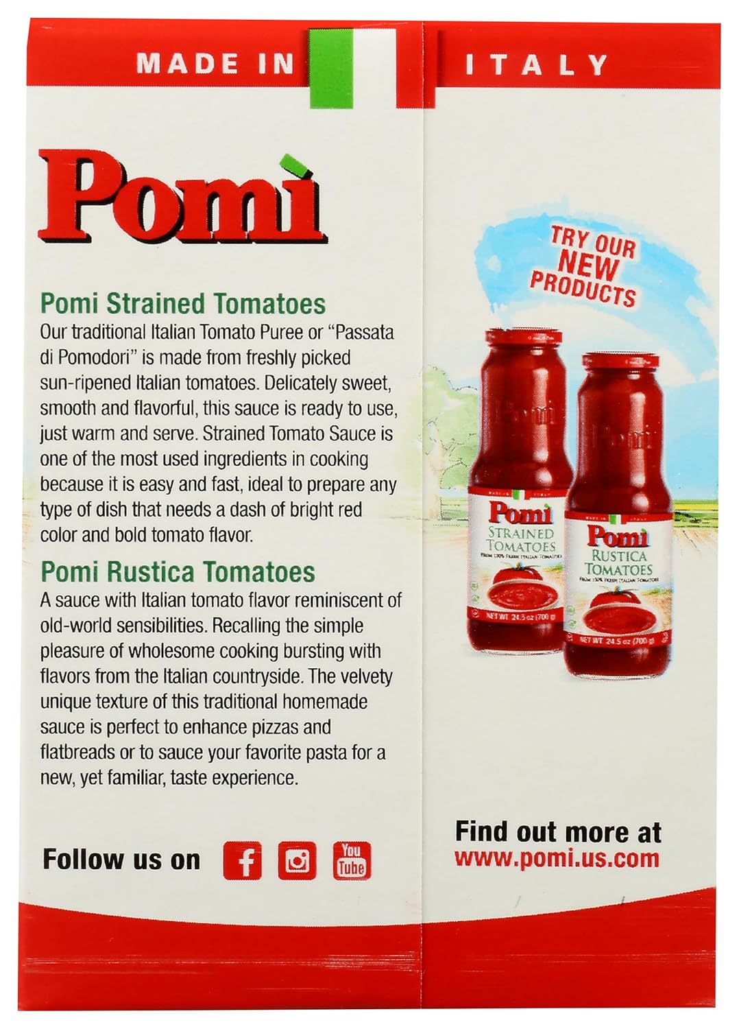POMI Marinara Sauce, 26.46 OZ