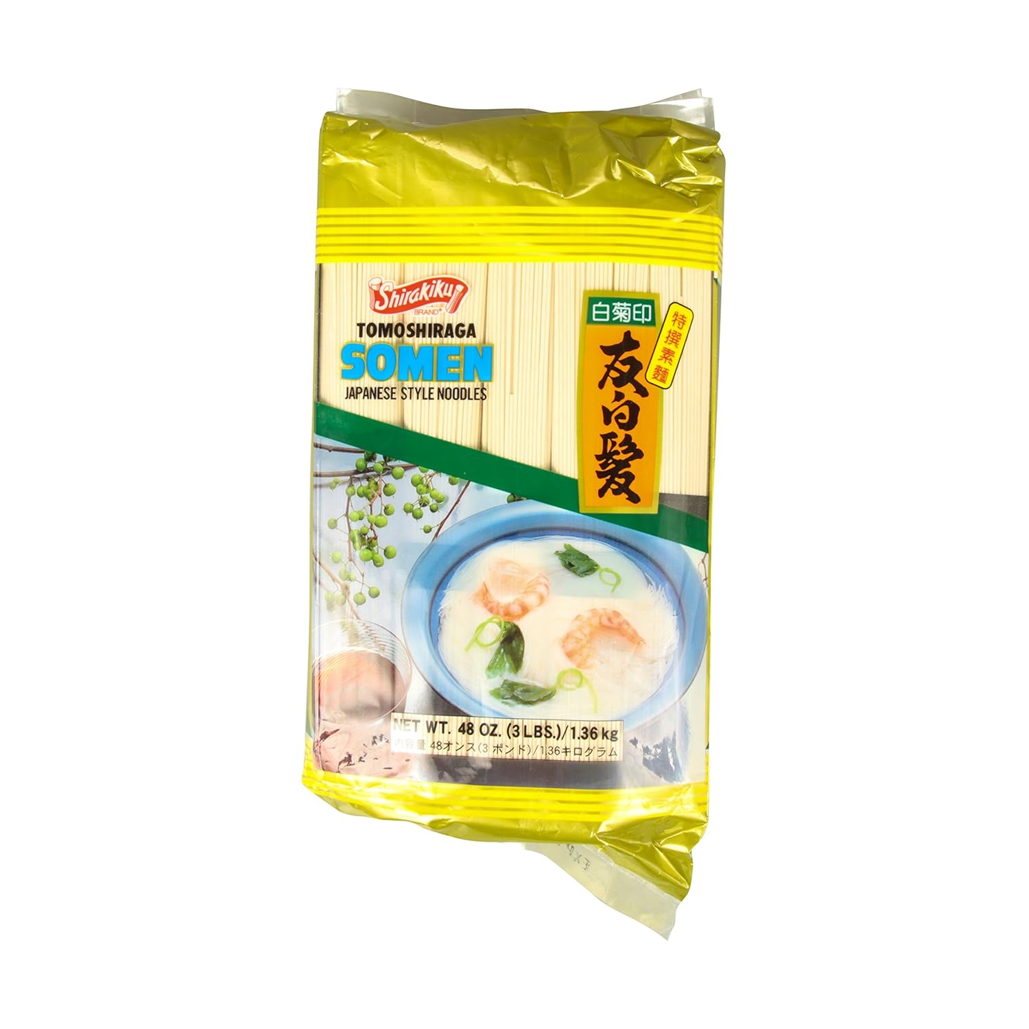 Tomoshiraga Somen (Japanese Style Noodles) - 48oz by Shirakiku.