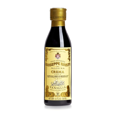 Giuseppe Giusti Crema Vanilla Balsamic Glaze of Modena - 250 ml - Pack of 1