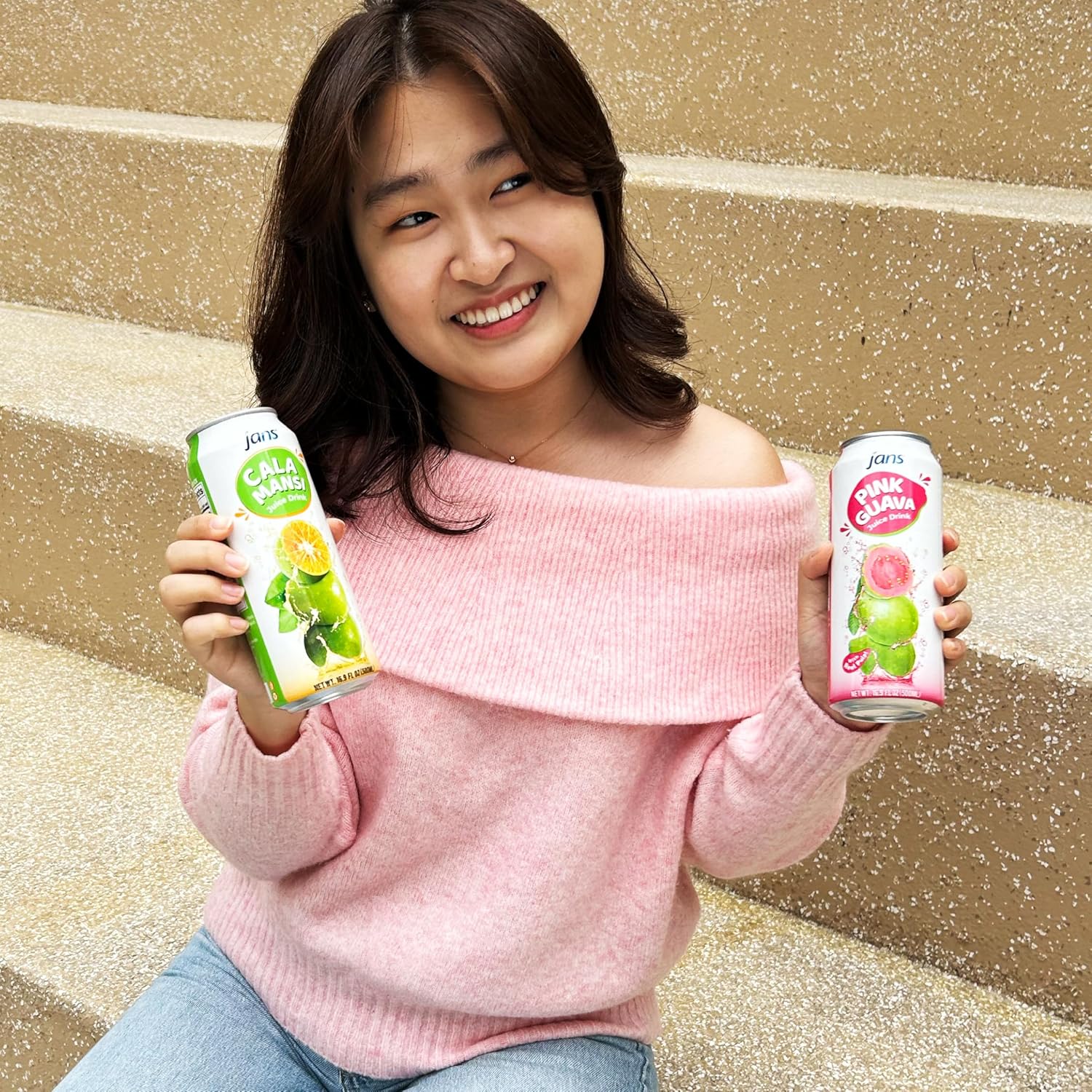 Jans 50% Calamansi Juice Drink with Pulp 16.9 oz (Pack of 1)