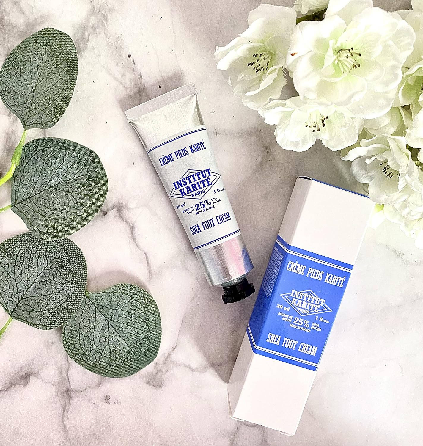 Shea Foot Cream 30 mL Milk | Foot Cream Tube in Box 25% Shea Foot Cream | Made in France Hand & Body Cream Milk Fragrance