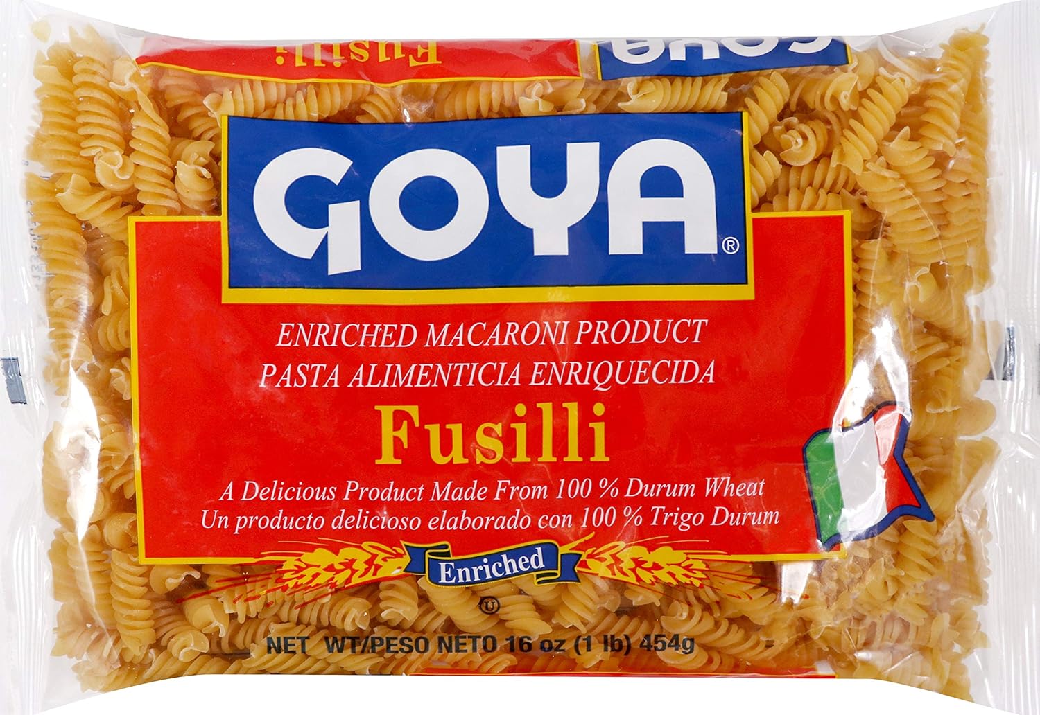 Goya Foods Fusilli Pasta, 16-Ounce