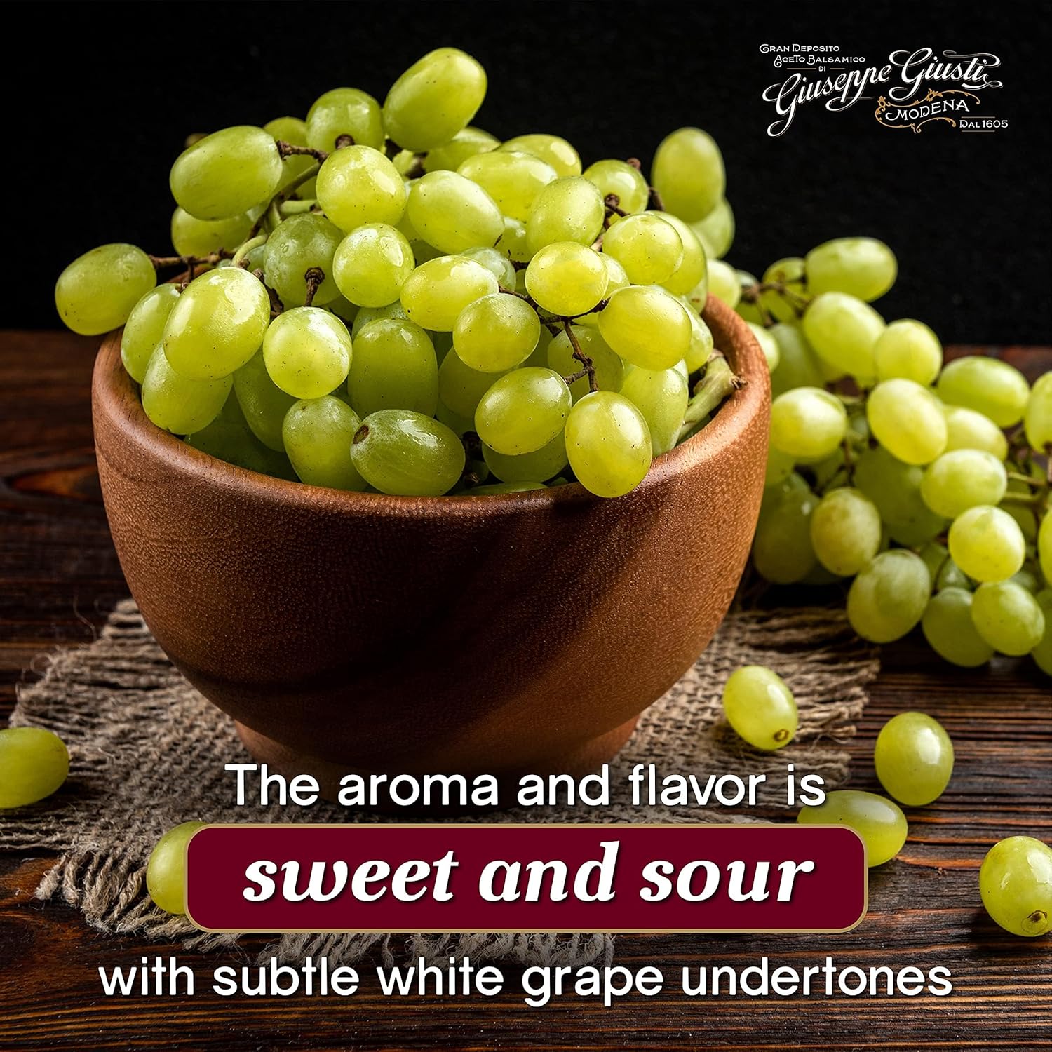 Giuseppe Giusti Italian Crema Balsamic Glaze Vinegar Reduction of Modena IGP, White Grape Balsamic Vinegar Glaze Made With Balsamic Vinegar of Modena, Imported from Italy - 150 ml - Pack of 1