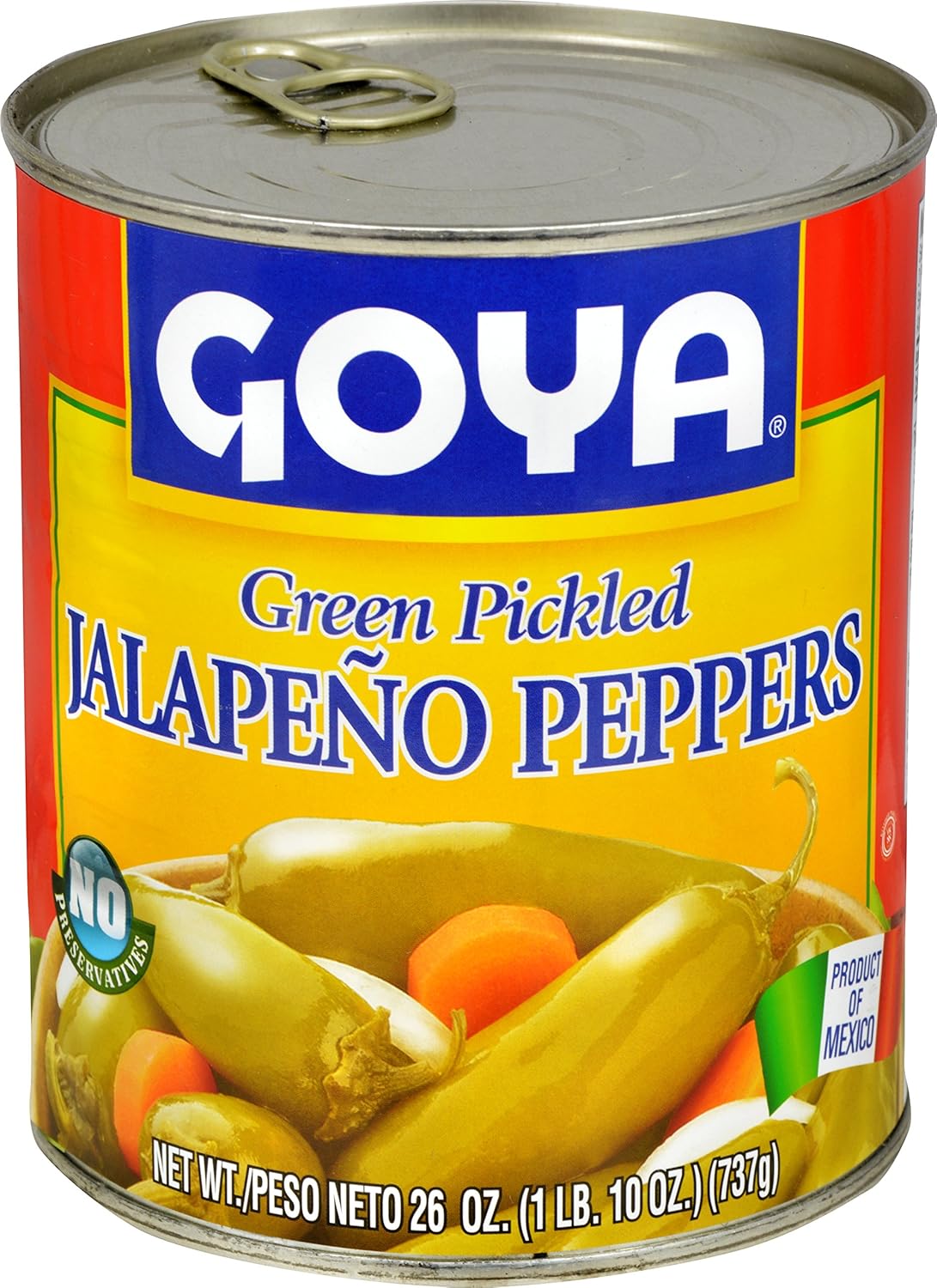 Goya Foods Whole Jalapeno Peppers, 26 Ounce