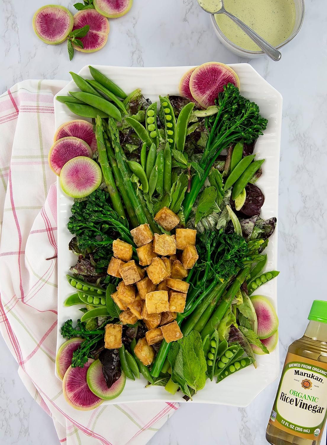 Marukan Organic Unseasoned Rice Vinegar, 1 Gallon (Pack of 1)