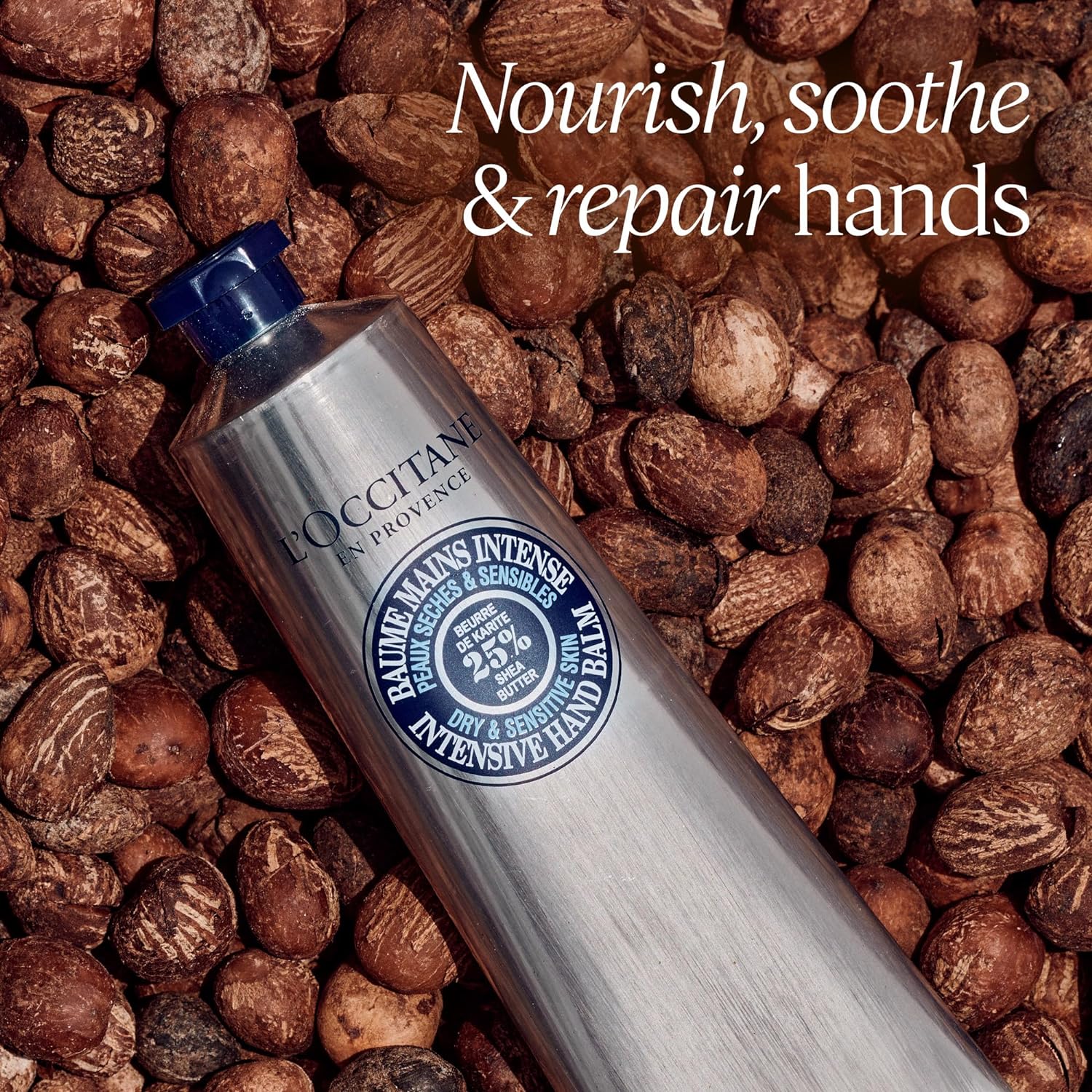 L’OCCITANE Nourishing Intensive Hand Balm: With 25% Organic Shea Butter, Intense Nourishment, Vegan