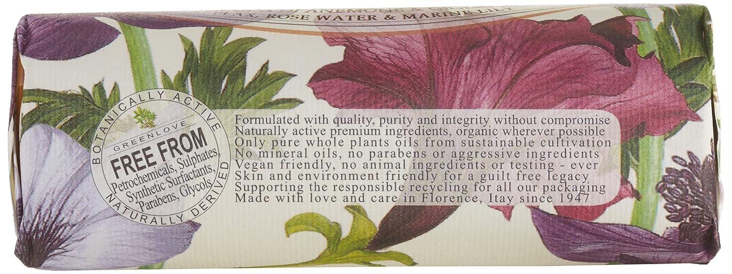 Nesti Dante Dolce Vivere Fine Natural Soap - Portofino - Flax, Rose Water & Marine Lily 250g/8.8oz
