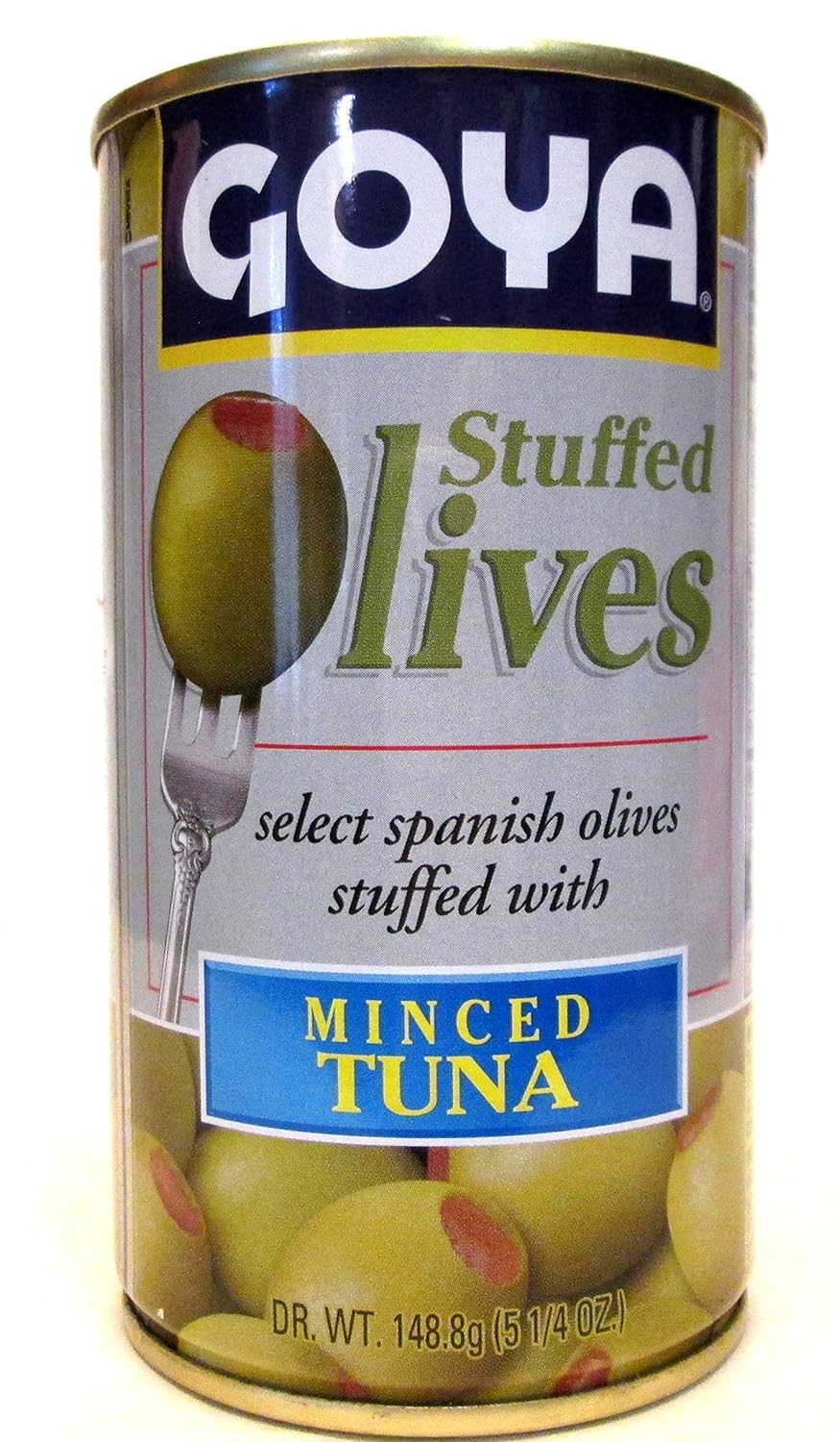 Goya Minced Tuna Stuffed Spanish Olives 5.25 oz Cans