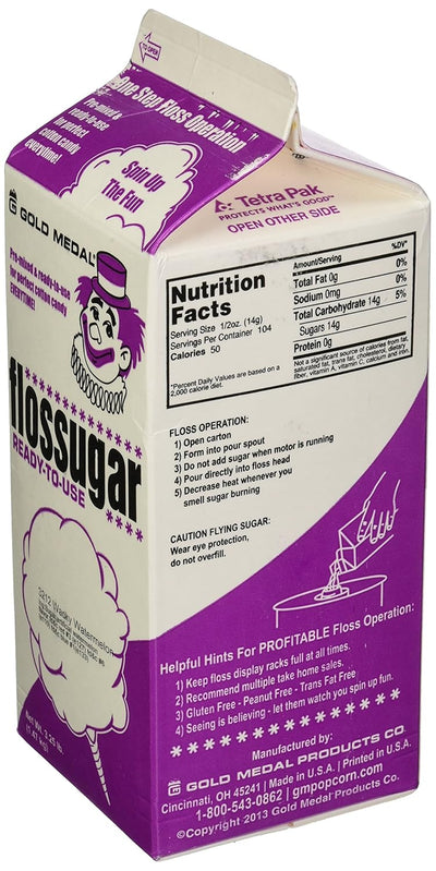 GOLD MEDAL PRODUCTS 3212 Melon Flossugar, 3-1/4 lb