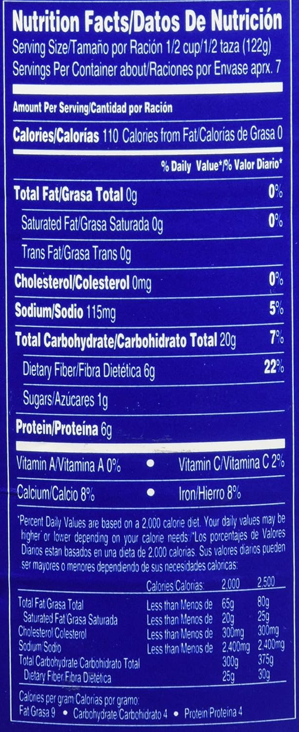 Goya Small White Beans, Low Sodium, 29 Ounce (822 grams)