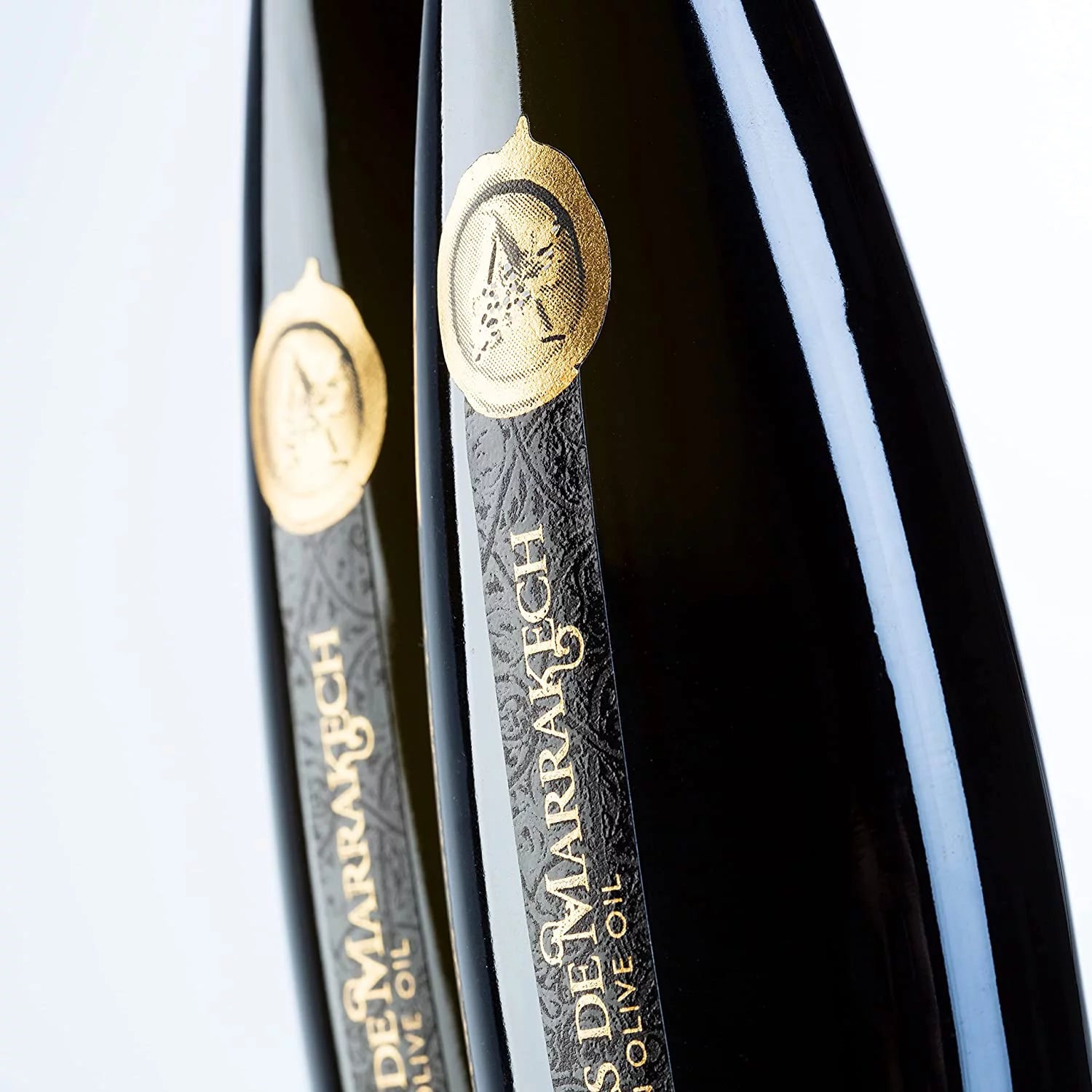 Moroccan Organic Extra Virgin Olive Oil, Polyphenol Rich, Cold Pressed from Bicentenary olive trees, Most Awarded, Trusted by Michelin Star Chefs, LES TERROIRS DE MARRAKECH - 17 Fl Oz Glass Bottle