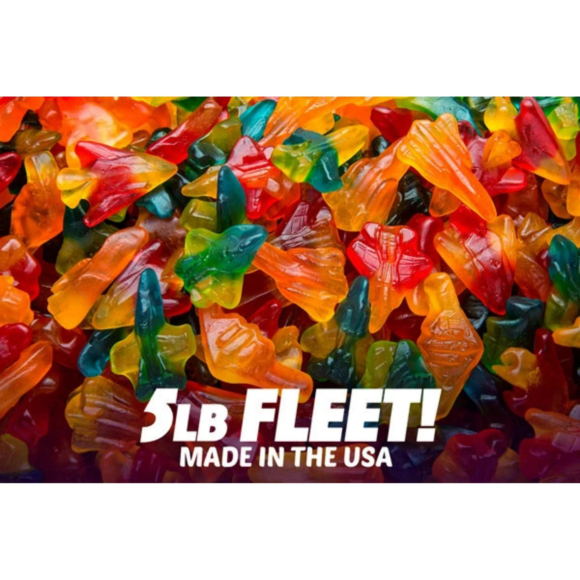 Albanese Candy, Gummi Jet Fighters, 5-pound Bag