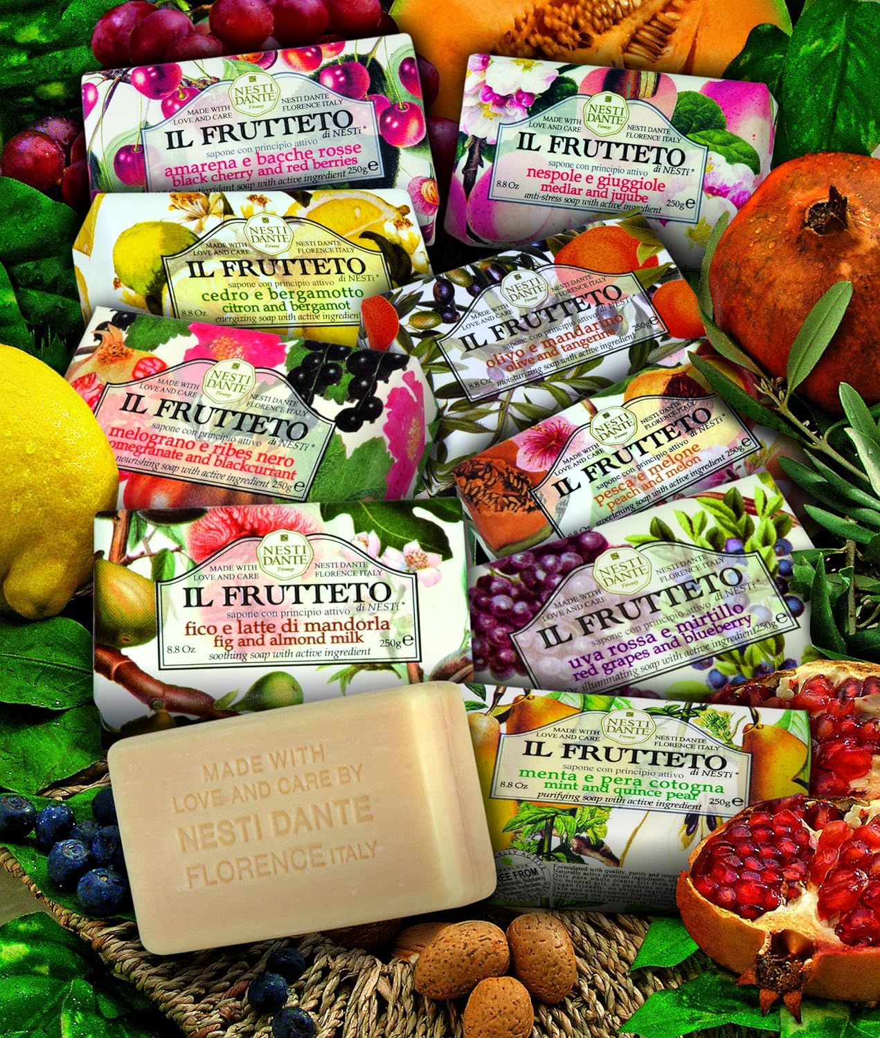 Nesti Dante Il Frutteto Moisturizing Soap - Olive & Tangerine 250g/8.8oz