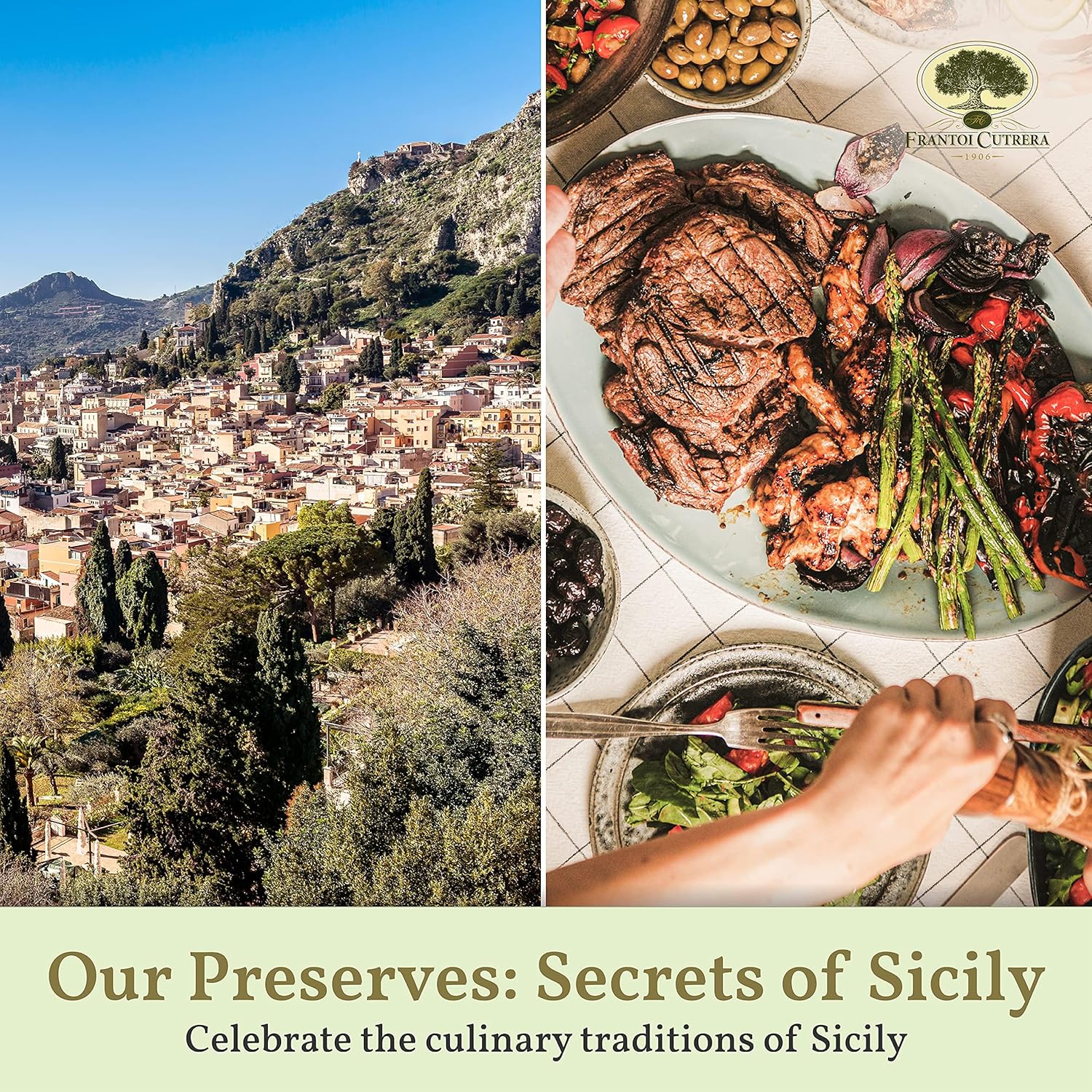 Frantoi Cutrera Sicilian Extra Onion Jam - Caramelized Onion Jam Pairs With Cheese and Savory Dishes, Italian Sweet Onion Marmalade for Burgers, Steaks, and Pork, 7.9 Ounce - Pack of 1