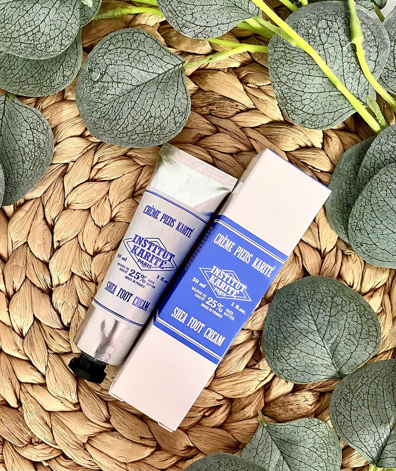 Shea Foot Cream 30 mL Milk | Foot Cream Tube in Box 25% Shea Foot Cream | Made in France Hand & Body Cream Milk Fragrance