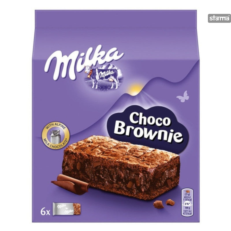 MILKA CHOCO CHOCOLATE BROWNIE 140GR