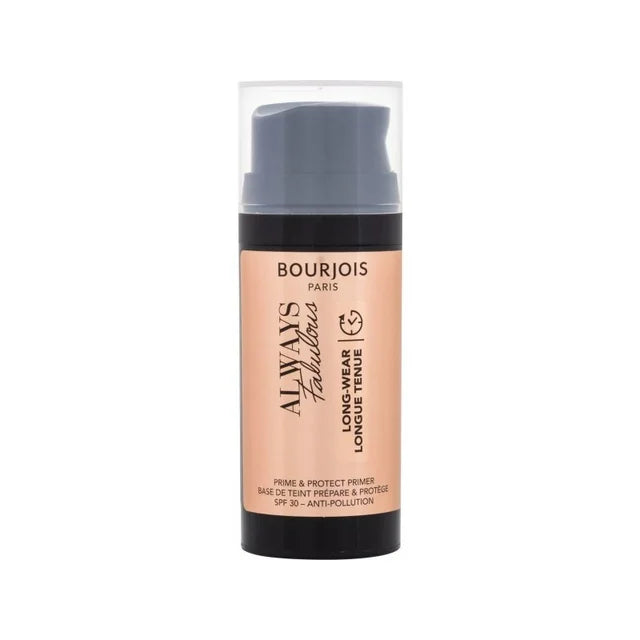 BOURJOIS Paris Always Fabulous Long-Wear Prime & Protect Primer 30ml - SPF30 Makeup Primer for Women