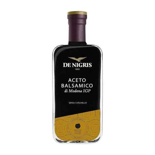De Nigris Balsamic Vinegar Of Modena Excellence Line - Gold Eagle (55% Grape Must) 8,5 Oz (250ml) | Balsamic Vinegar From Modena Italy, Soft and fragrant taste | Balsamic Vinegar Aged