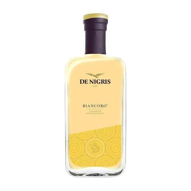 De Nigris Excellence Line - Biancoro Sweet White Wine Vinegar 8,5 Oz (250ml) | with Balsamic Vinegar From Modena Italy, Sweet And Sour Condiment | Aged