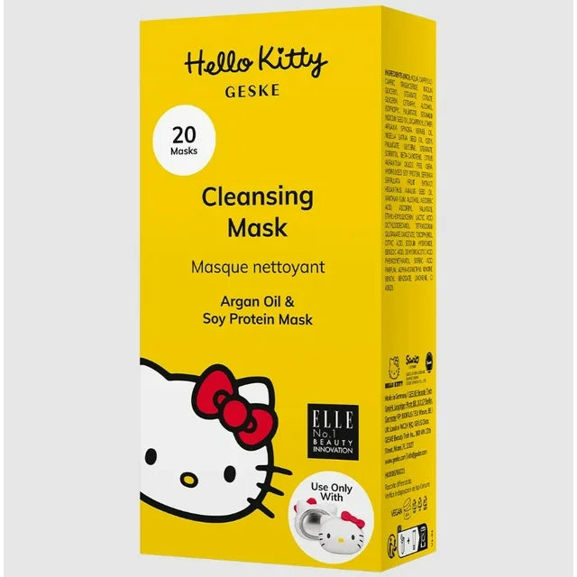 GESKE Hello Kitty Cleansing Mask | Argan Oil & Soy Protein Mask