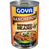 GOYA Rancheros Refried Pinto Beans Vegan 16 Oz