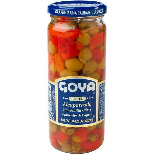 Goya Pitted Alcaparrado, 9.5 oz