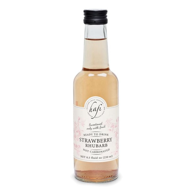 Hafi Strawberry Rhubarb Ready-To-Drink Bottle, 8.45oz (8.45fl oz, 1)