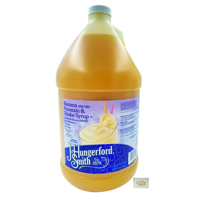 J. Hungerford Smith Banana Flavored Milkshake & Fountain Syrup - 1 Gallon