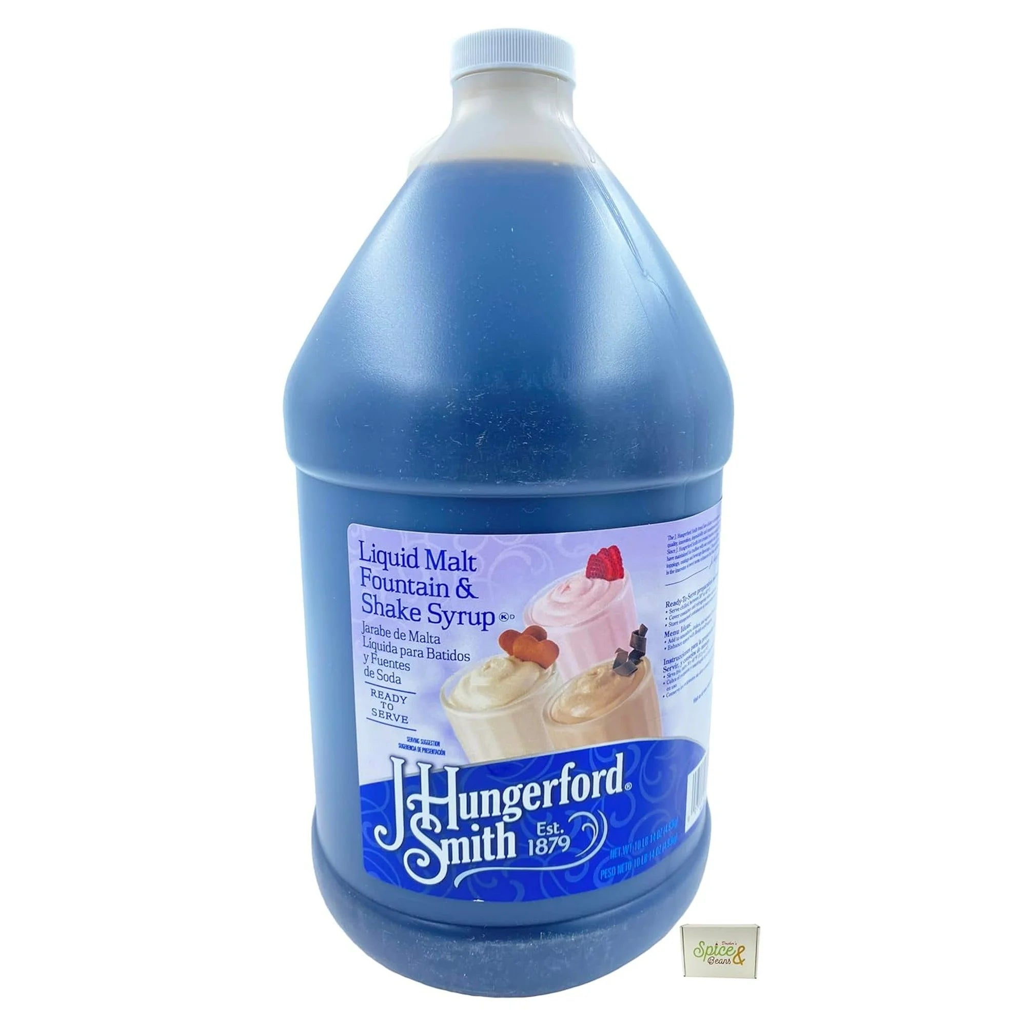 J. Hungerford Smith Milkshake & Fountain Syrup - 1 Gallon (Classic Malt)