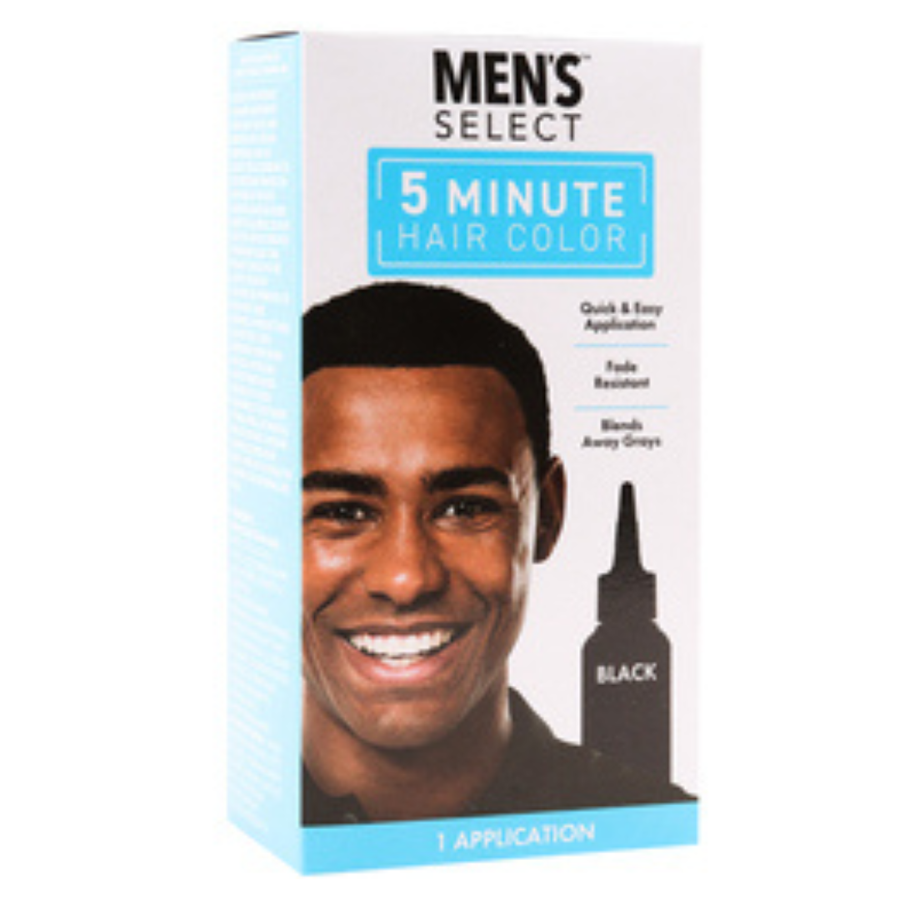 MEN SELECT HAIR COLOR BLACK