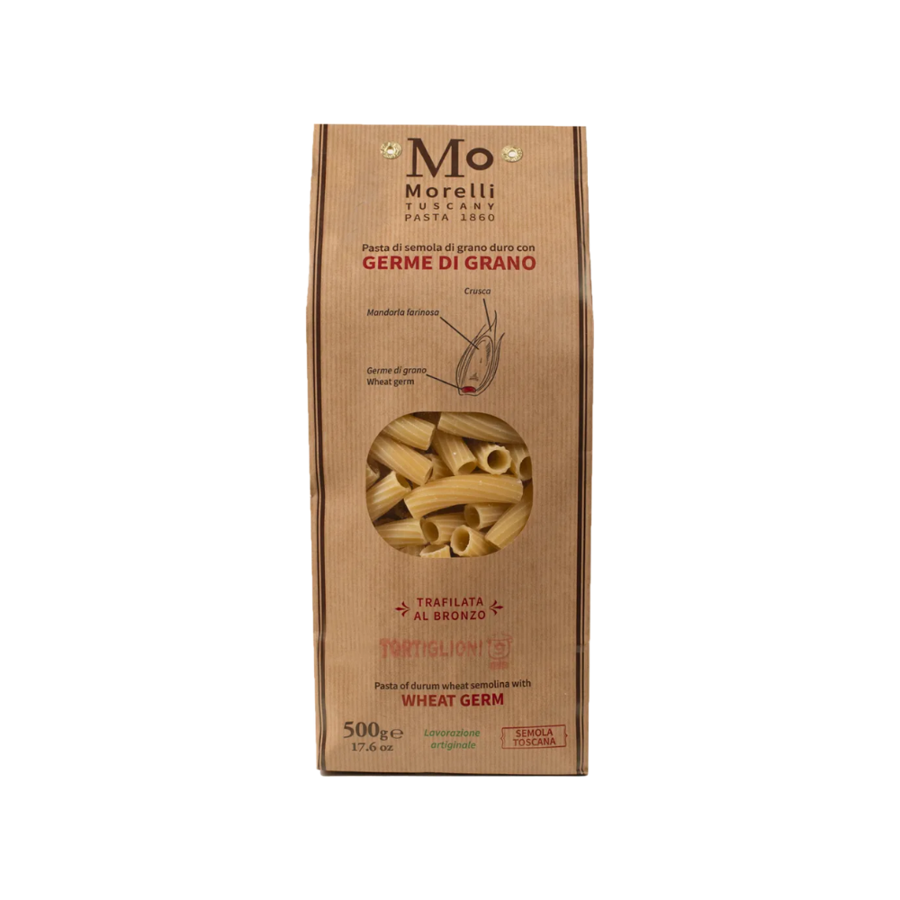 Morelli Pasta Tortiglioni wheat germ 500g