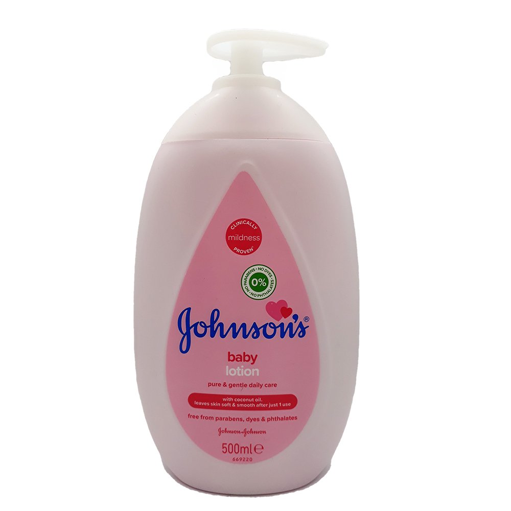 NEW Johnson's Baby Lotion 500ml,Hypoallergenic,Free from dyes, parabens and phthalates, Nourishes baby's skin for 24h.