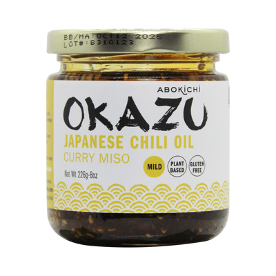 OKAZU Japanese Curry Miso Oil 8oz- Made in North America by Abokichi