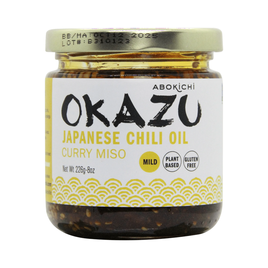 OKAZU Japanese Curry Miso Oil 8oz- Made in North America by Abokichi