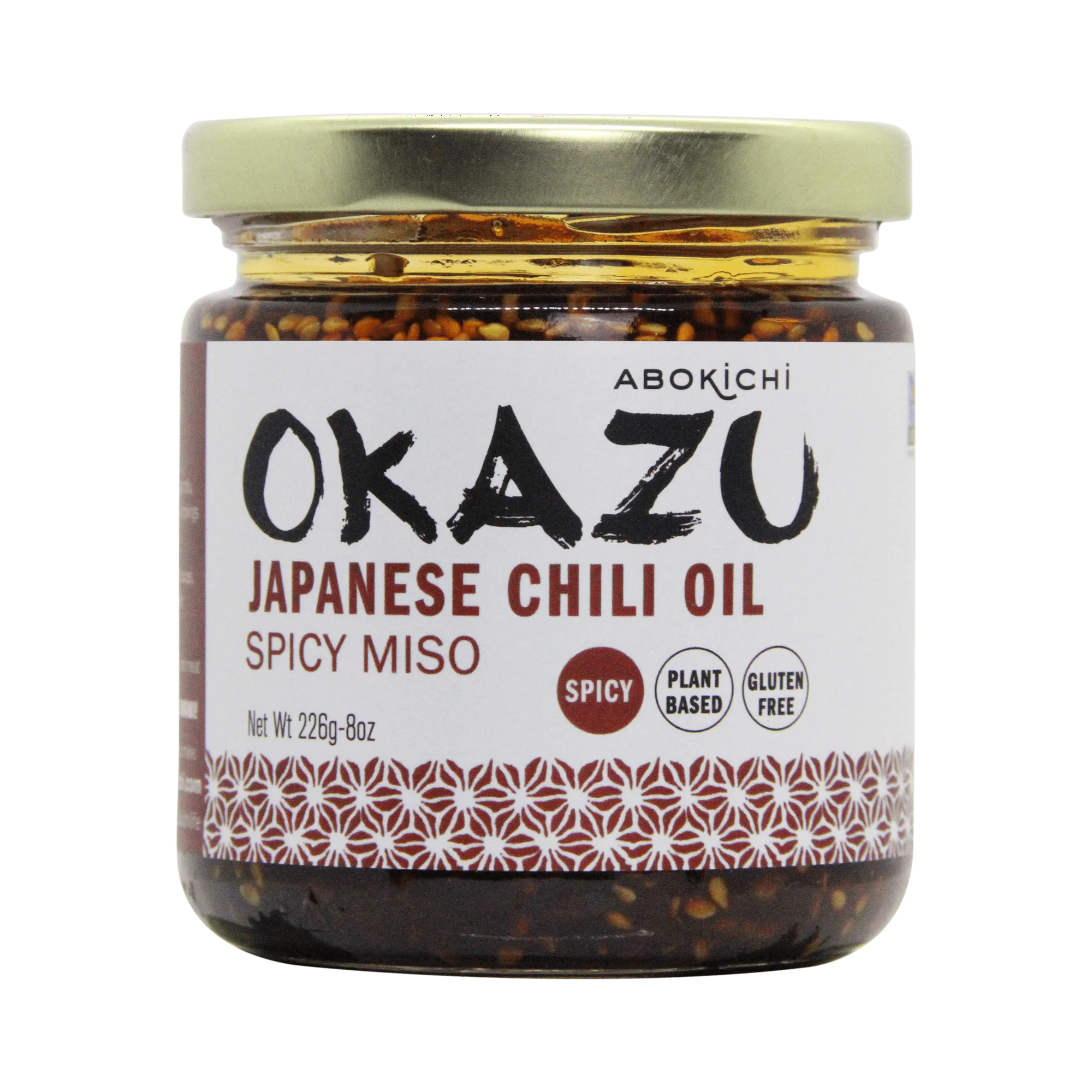 OKAZU Japanese Spicy Chili Miso Oil 8oz- Made in North America by Abokichi