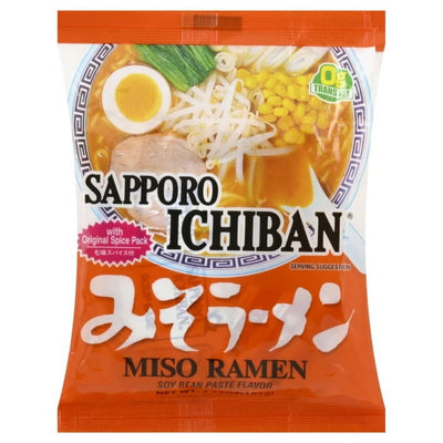 Sanyo Foods Sapporo Ichiban Miso Ramen, 3.55 oz