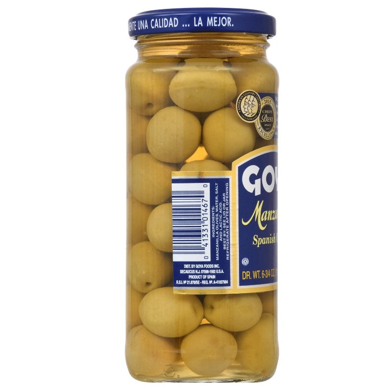Goya Manzanilla Spanish Olives, 6.75 oz