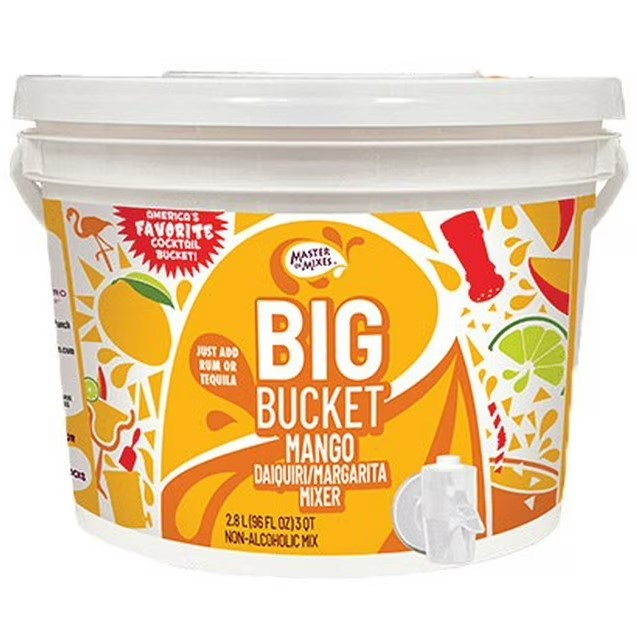 Master of Mixes Mango Daiquiri Margarita Mix, Ready to Use, 96 oz Low-Profile