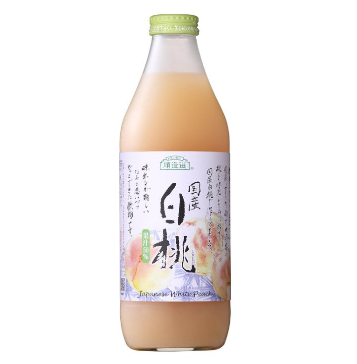 Junzosen white peach (50% fruit juice peach juice) 1000ml