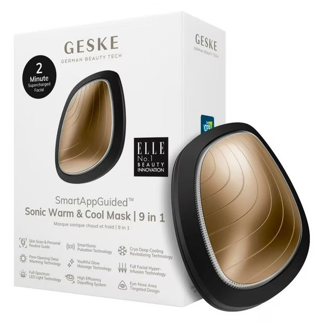 GESKE SmartAppGuided Sonic Warm & Cool Mask 9 in 1