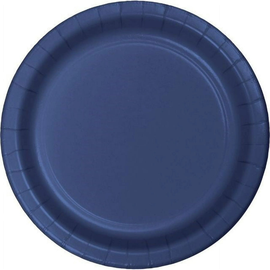 Touch of Color Banquet Plate, 10", Navy, 24 Ct