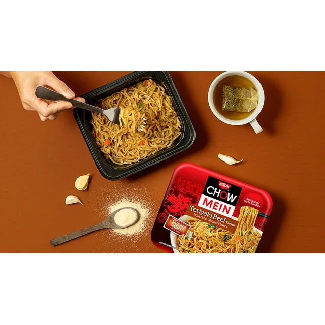 Nissin Teriyaki Beef Flavor Chow Mein Noodles, 4 oz