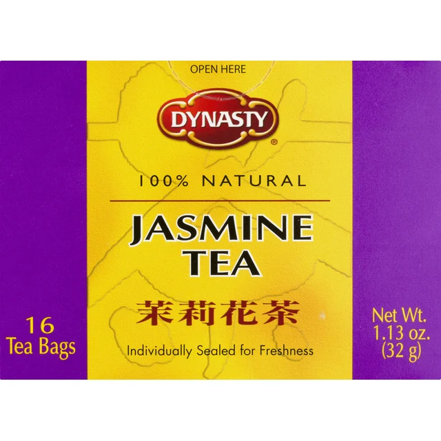 Dynasty Tea - 100% Natural Jasmine Tea Bags, 16 ct