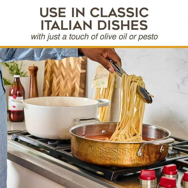 Morelli Pici Pasta Noodles - Premium Egg Pasta With Truffle From Italy, Imported Italian Gourmet Food, Handmade With Durum Wheat Semolina - 8.8 oz (250 gr) - Pack of 1