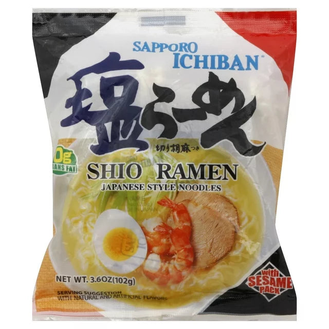 Sanyo Foods Sapporo Ichiban Shio Ramen, 3.6 oz