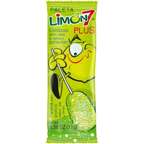 Anahuac 7 Plus Paleta Limon Lollipops, 30 Count Bag
