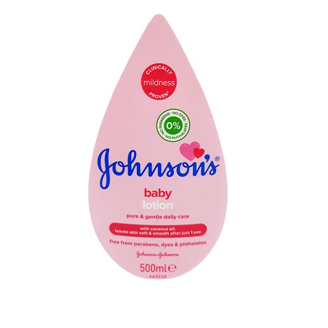 NEW Johnson's Baby Lotion 500ml,Hypoallergenic,Free from dyes, parabens and phthalates, Nourishes baby's skin for 24h.