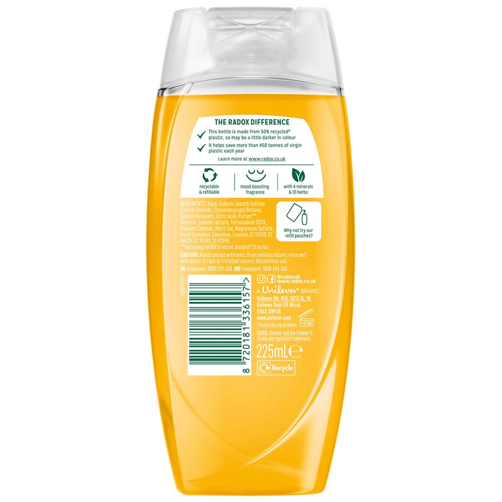 Radox Feel Revived Mineral Therapy Shower Gel 225ml