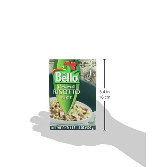 Riso Bello Carnaroli Risotto Rice, 17.5-Ounce Boxes (Pack of 6)